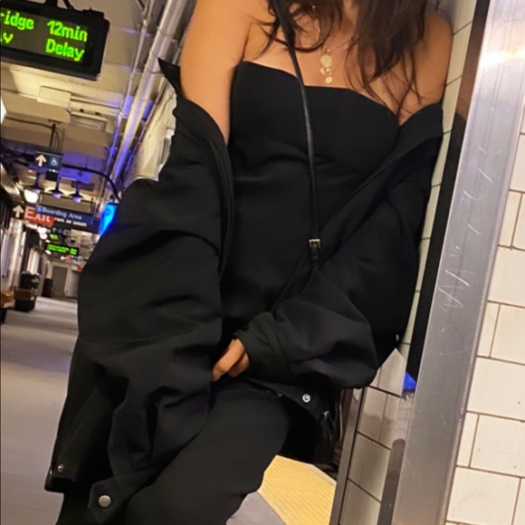 Prada Strapless Dress with removable sleeves. - Picture 2 of 9